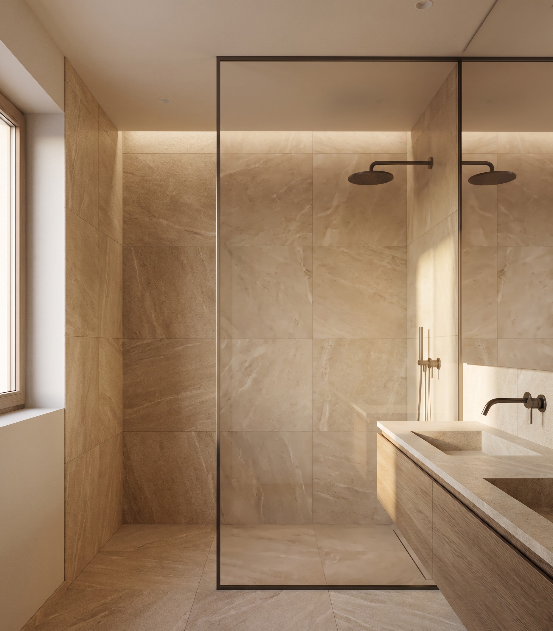 Bagno nuovo progettato con TopBau
